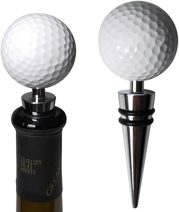 Golfboll Vinproppar med Nyhetstema, Golfboll Vin- och Dryckesflaska