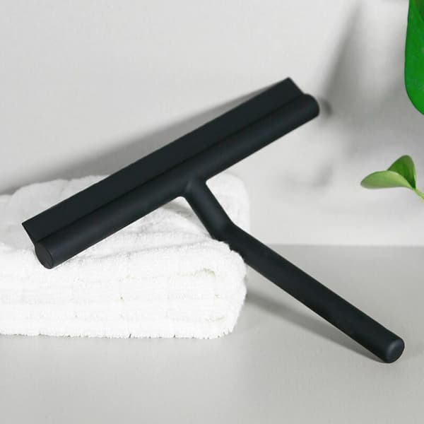 Svart Silikon Duschraka för Badrum 21*16cm (Med Praktisk
