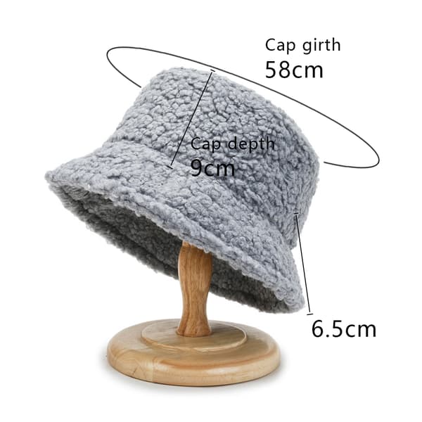 Vinter Bucket Hat Varme Hatte Fiskerhue blue