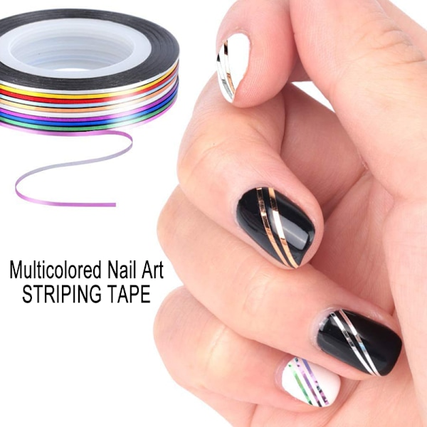 Gel Nail Art Målningsborste Designverktyg Nail Art Tips Builder