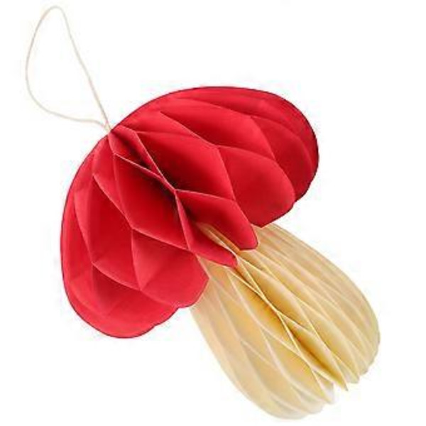 Soppformet Honeycomb Ball Papp Soppdekor Hengende Soppdekor