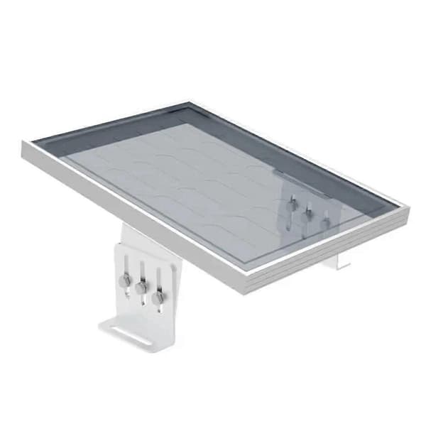 Justerbart monteringsfäste för solpaneler 0-180° lutningsbart PV-panelfäste Solcells-PV-aluminium L-fäste för husbilstak