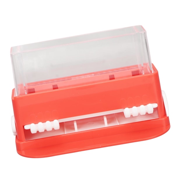 Micro Applikatorhållare Box Transparent Stor Kapacitet Plast Dental Applikatorborste Dispenser Röd