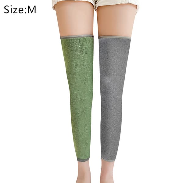 Knevarmer Termisk Knebeskyttelse Tykkere Knebeskyttere for Kvinner Gray M code