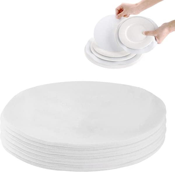 20 runde 7,5-tommer (19,1 cm) filtbrikker – ridsefaste adskillere til stabling af service