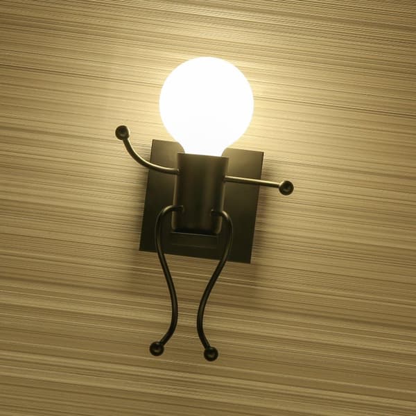 Kreativ Vägglampa i Retrojärn Vintage Modern Individuell