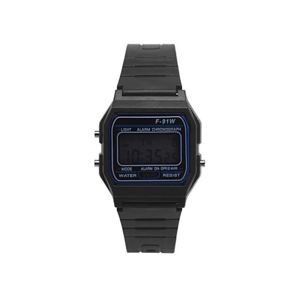 Digital Retro Armbandsur Svart