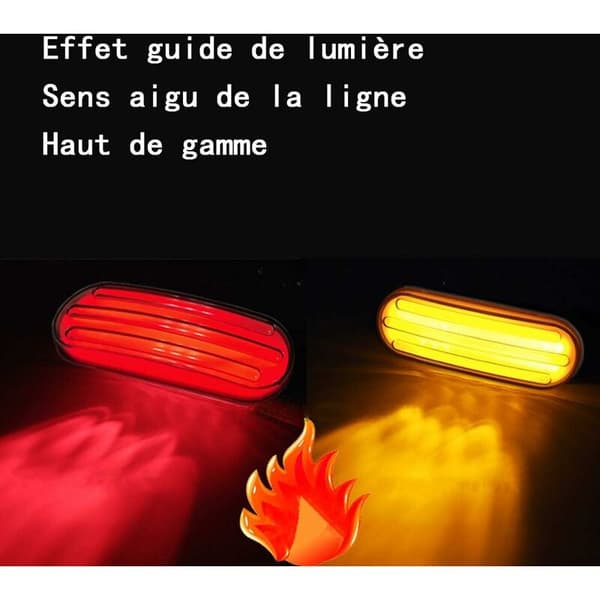 2 stk 74 LED sekvensiell blinklys bremselys baklys strobelys L