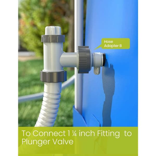 Slangekonverteringsadapter B -model 25009, bukseadapter til pumper,