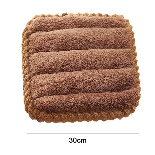 Vinter tyk plys spisebordsstol pude 30*30CM kontor computer skridsikker sædehynde