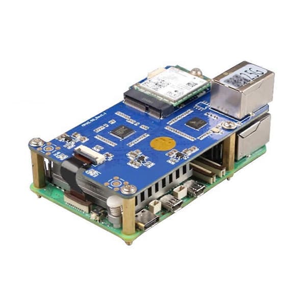 MPW2.5G for 5 utvidelseskort PCIE til WiFi7 2.5G ETH med WiFi-modulantenne RTL8125 M.2 for RPI 5