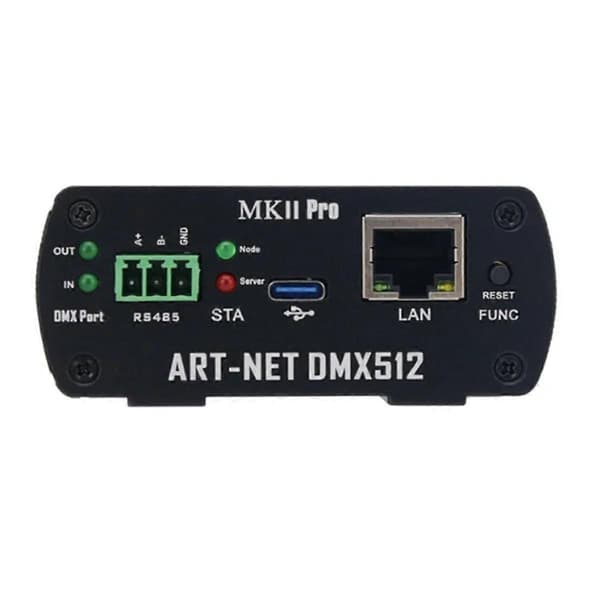 DMX512S ArtNet Ethernet til DMX 512 Controller DMX Lysstyring (med SPI) til styring af lysstrips EU-stik