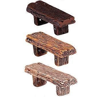 3 stk. Mini Benkemodeller Mini Husbenkpynt Miniatyr Benkemodell Dekor
