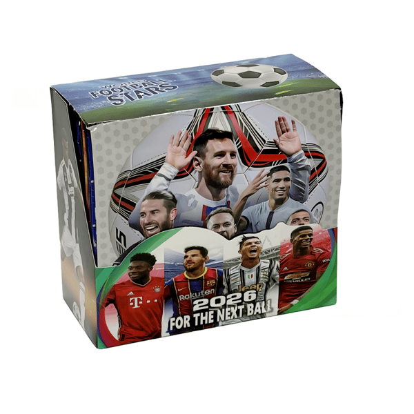2026 Verdensfodboldstjerner Blind Box: Verdenstema - Årets Verdensspiller (288 Kort)