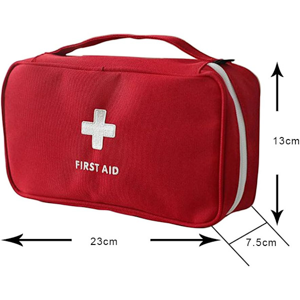 Bärbart tomt första hjälpen-kit, för hemmet