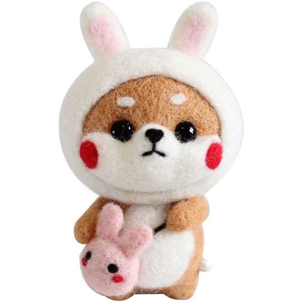 Needle Felting Kit for Beginners, Animal Doll Needle Felting