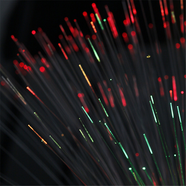 Färgglada LED-fiberoptiska lampor för vardagsrummet