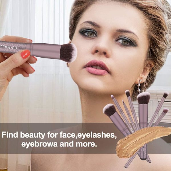 BS02 - BS-MALL 14 stk. eksklusive make-up børster af bedste kvalitet