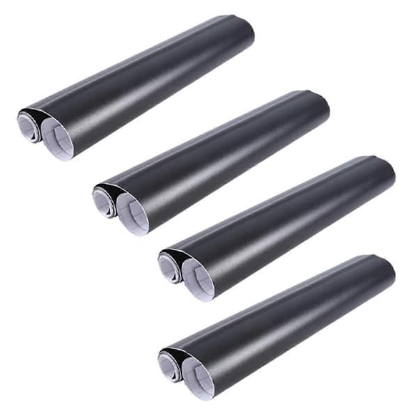 4 kpl 12x60 tuuman mattamusta vinyylikalvo autoon, tee-se-itse-tarra