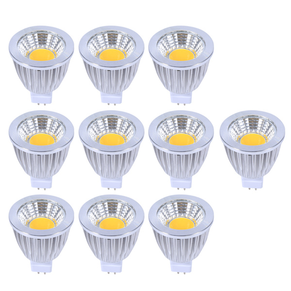 10 st Ultra Bright LED  Ultra Bright  LED MR16 5W Naturligt vitt