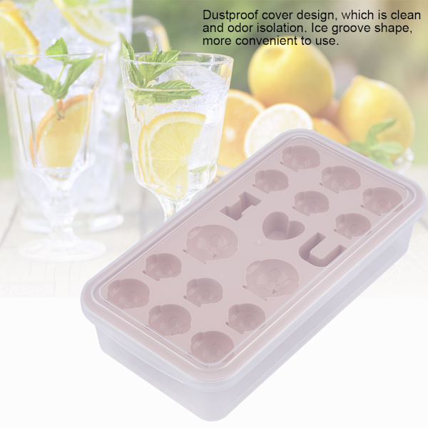 Silikon isform med lock kök DIY frukt mjölkshake