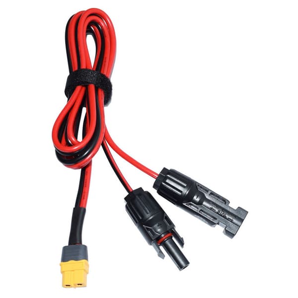 Solarladdningskabel Solarplugg till XT60 Adapterkontakt 12AWG S