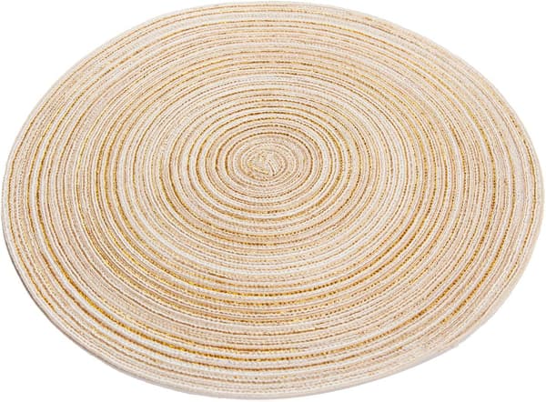 Placemats, 6-pack Värmebeständiga Tvättade Vävda PP Halksäkra