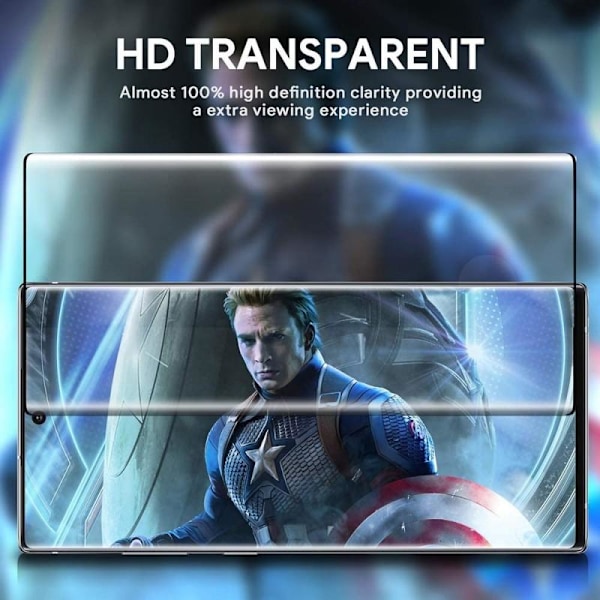 Samsung Note 20 Ultra FullFrame V2 3D 0.26mm 9H Härdat Glas Transparent