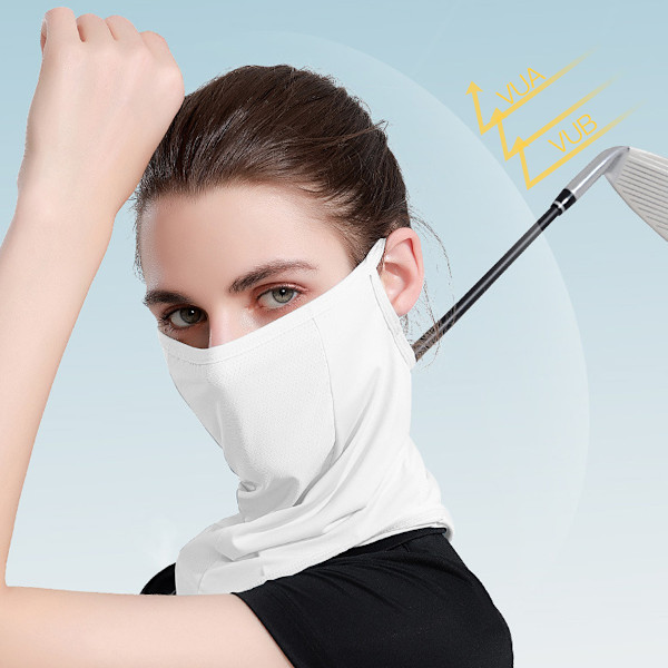 Halsduk Gaiter Mask UPF 50 Solskydd för Män & Kvinnor,