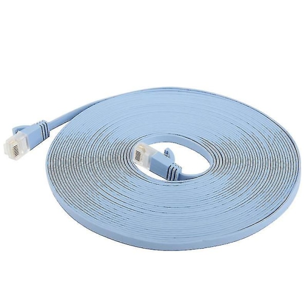 Cat6 Ultra-Thin Flat Ethernet Network Lan-kabel, Längd: 10M