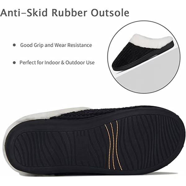 Hjemmesko til Kvinder Varme Memory Foam Anti-Skrid Hjemmesko
