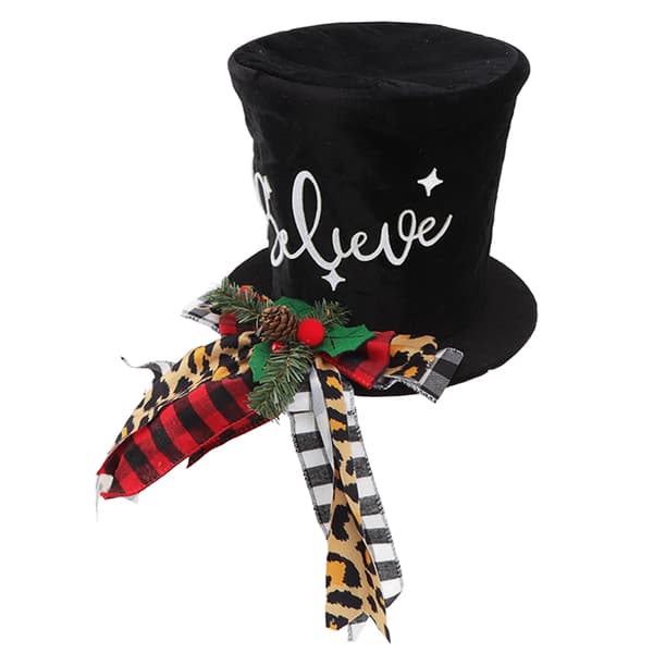 Juletræer Top Hat Smukke Bærbare Juletræspynt Top Hat til Borde Døre