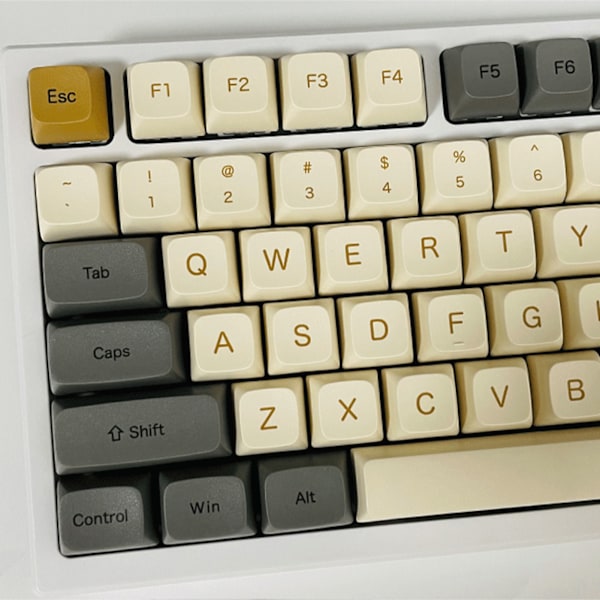 PBT Keycaps Skimrande Tema XDA Höjd Värmesublimering 125 Tangenter Mekaniska Tangentbordstangenter Engelska