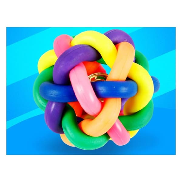 Knobbold, Naturgummi, 10 cm, til Hund