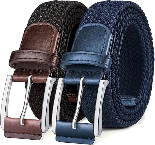 Bälte för Män 4-pack (Svart+Blå)