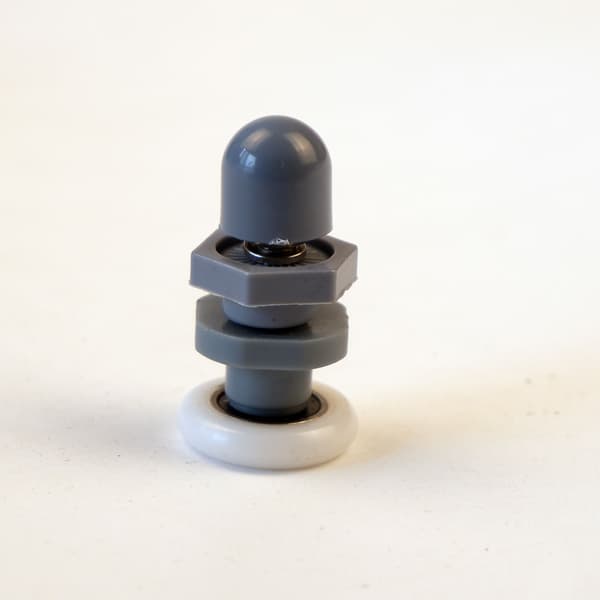 10 Enkelt Brusevægsløbere/Hjul/Ruller/Førere 23mm Diameter