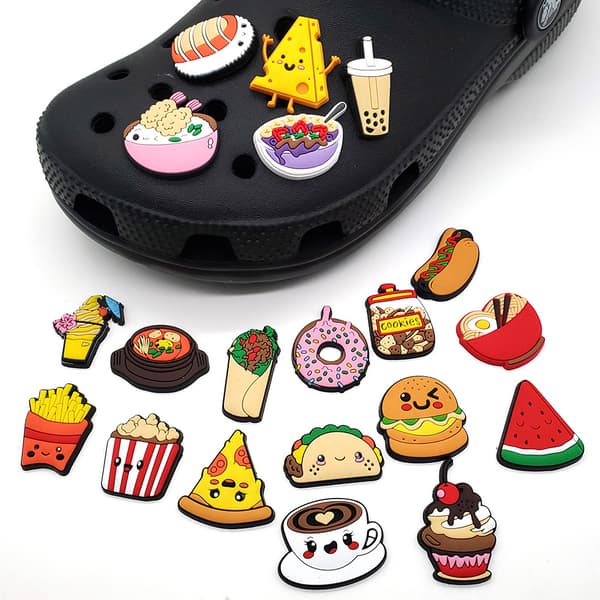 20 stk. serie mad hul sko blomst tilbehør per