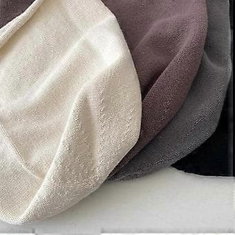 Säckig Mössa för Män Mode Bekväm Hip Hop Elastisk Stickad Mössa Skull Cap (Beige)