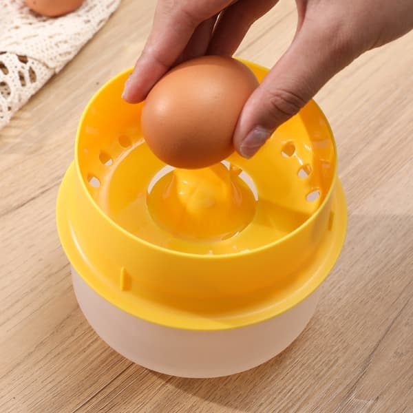 Äggseparator för upp till 5 ägg, uppsamlingsbricka ingår, BPA-fri