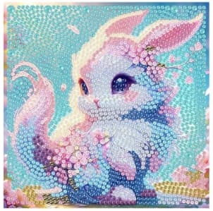 15*15cm Fantasy Søde Kæledyr Serie Diamantmaleri Sæt - DX5521