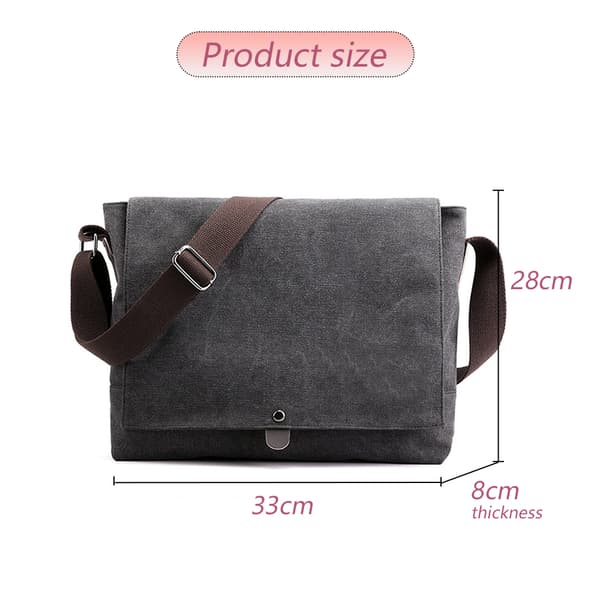 Canvas messenger väska Mode axelväska Fritid