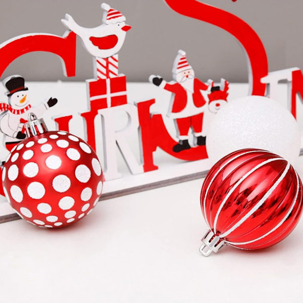 6cm/2.36” Christmas Ball, 30Pcs Christmas Tree Baubles