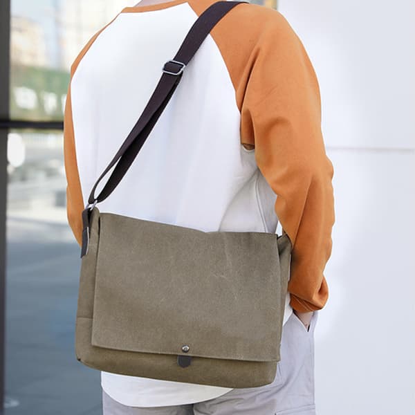 Canvas messenger taske Mode skuldertaske Fritid