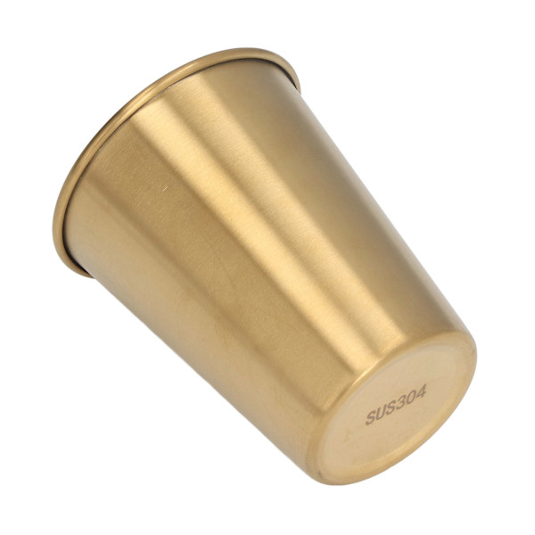 350ML Bärbar Enkelsidig Rostfritt Stål Mugg med Lock