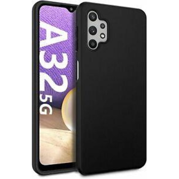 Skal i gummi, Samsung A32 4G Matt yta Svart