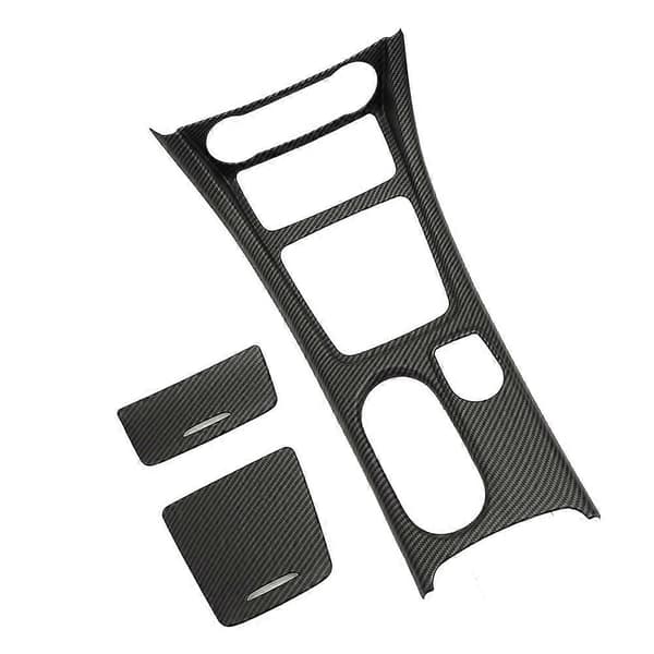 RHD Konsol Vandkopholder Panel Trim Cover til A W176 CLA C117 GLA X156 2013-2019 Mat Carbon Mønster