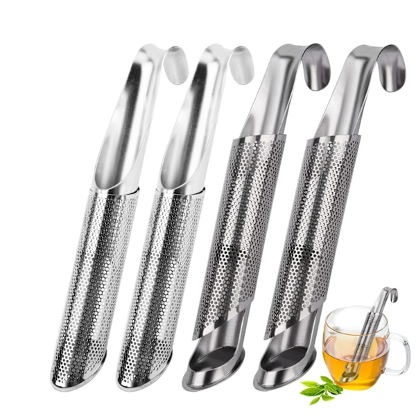 Long Pipe Tea Infuser tesil 4-pack