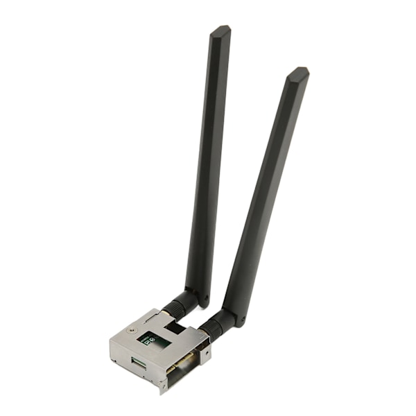 WiFi-kort Tri Band 2400Mbps 802.11ac BT5.2 M.2 KEY E Trådlöst WiFi-kort för Windows 10