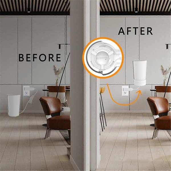 Väggfäste för Deco X90 X95 XE200 WiFi 6 Väggfäste med kabelorganisatör Hem Mesh WiFi-system 1 st