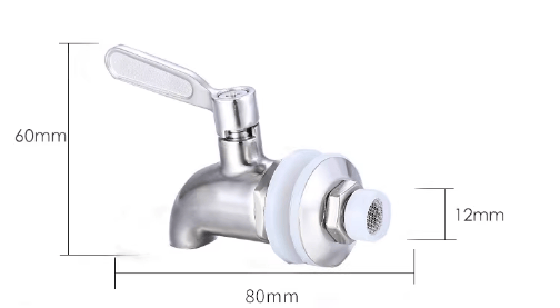 80*60mm, (12mm öppning), 304 rostfritt stål dryckesmaskin rep